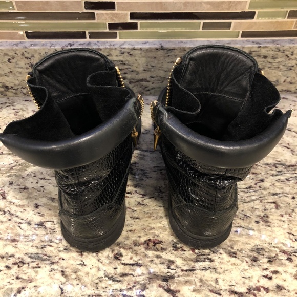 Giuseppe Zanotti Shark Tooth Hi Tops - Picture 4 of 7